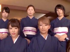 Passionate dick sucking by lots of cute Japanese girls in POV video
