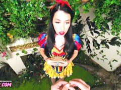 VR Conk Lovely Alex Coal as beautiful Snow White sex parody VR Porn