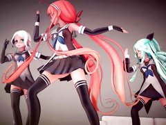 Mmd R-18 Anime Girls Sexy Dancing Clip 371