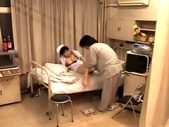 Busty kinky nurse rides for cum in Japanese sex video
