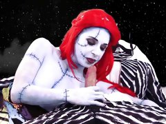 Joanna Angel and Small Hands enjoy clothed sex