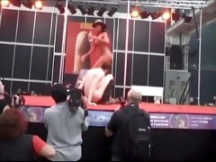 Naughty Black Babe Gets Freaky On Stage