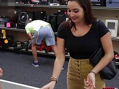 College girl nailed by nasty pawn keeper