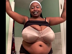 Huge black tits